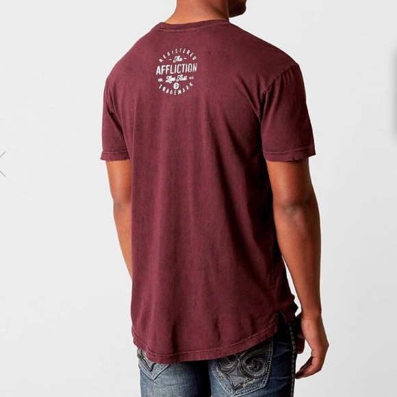 Affliction Customs Tee. L - Picture 2 of 10